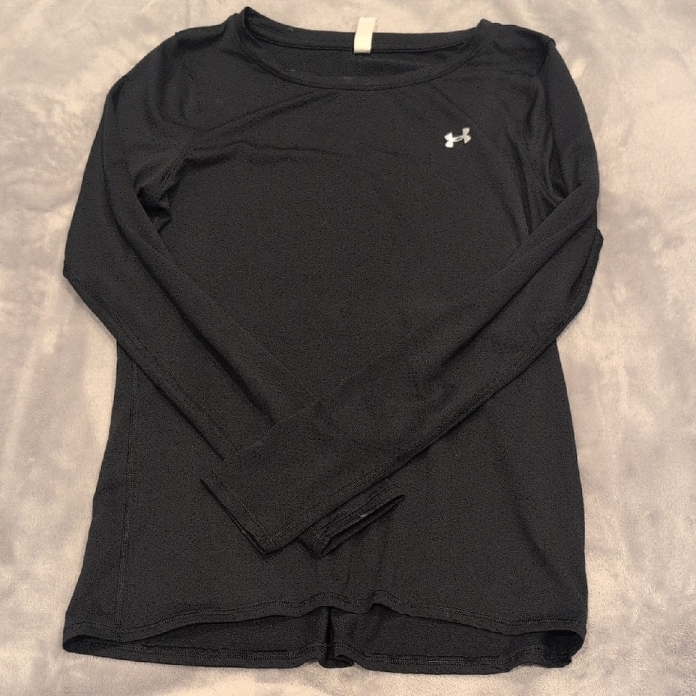 Under Armour Women's Black Long Sleeve Tee